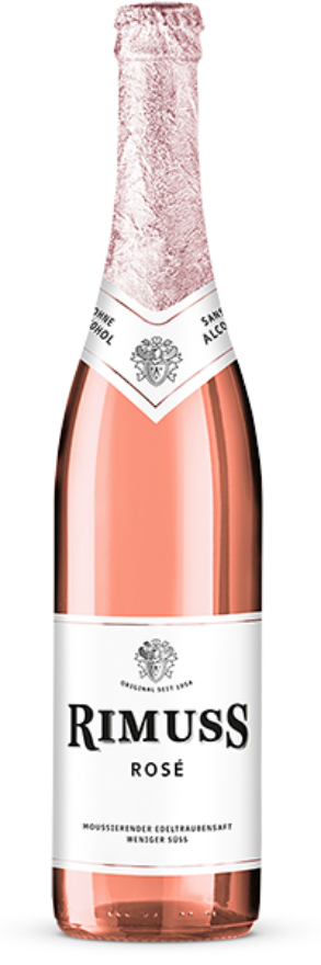 Rimuss Rosé, 70cl, Moussierender Edeltraubensaft