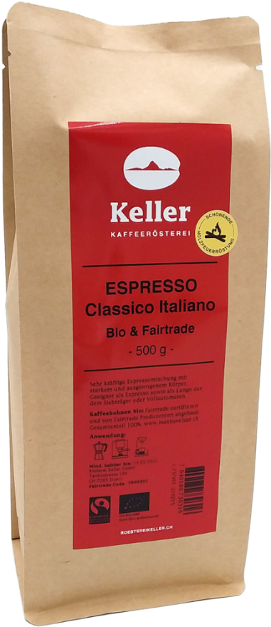 Rösterei Keller Kaffeebohnen CLASSICO 500g Rösterei Keller Kaffeebohnen CLASSICO 500g
