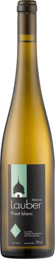 Lauber Malanser Pinot Blanc 2024, 75cl, AOC Graubünden, Pinot Blanc, Graubünden