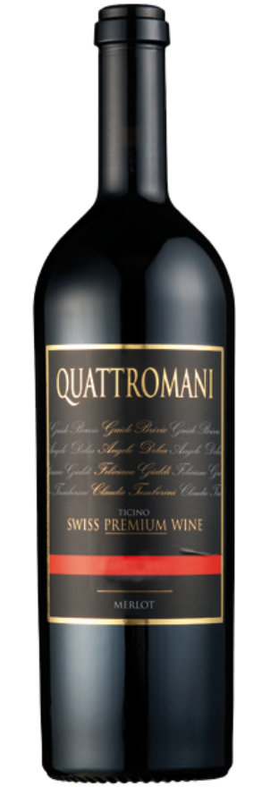 Gialdi Quattromani 2023, 75cl, Ticino DOC, Merlot, Tessin