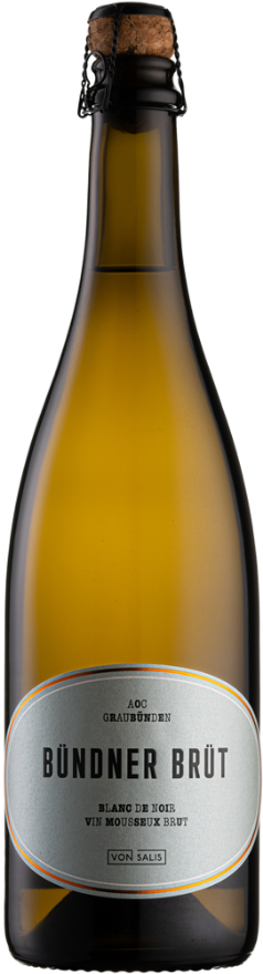 von Salis Bündner BRÜT Vin Mousseux 2025, 75cl, AOC Graubünden, Pinot Noir