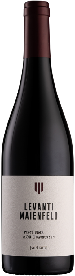 von Salis Maienfelder Pinot Noir Levanti 2022, 75cl, AOC Graubünden, Pinot Noir, Graubünden, Expovina: 2, Grand Prix du Vin Suisse: 2, Falstaff: 90