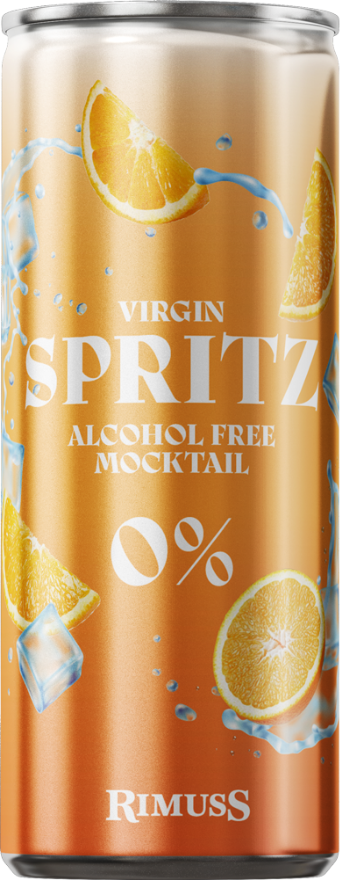 Rimuss Mocktail Virgin Spritz 0%, 25cl, Alcohol free Mocktail