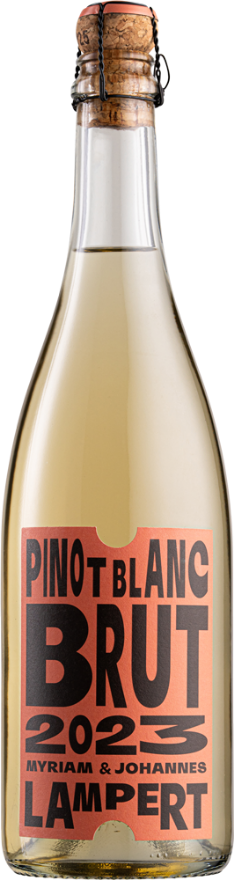 Johannes Lampert Pinot Blanc Brut 2024, 75cl, AOC Graubünden, Pinot Blanc, Schaumweine Graubünden