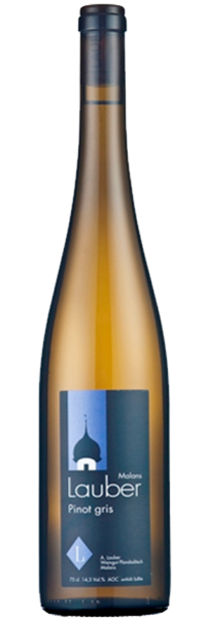 Lauber Malanser Pinot Gris 2025, 75cl, AOC Graubünden, Pinot Gris, Graubünden