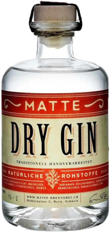 Matte Dry Gin 42°, 50cl, Schweiz, Bern