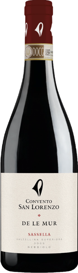 Convento San Lorenzo Sassella de le Mur 2020, 150cl, Valtellina Sassella Superiore DOCG, Nebbiolo, Valtellina