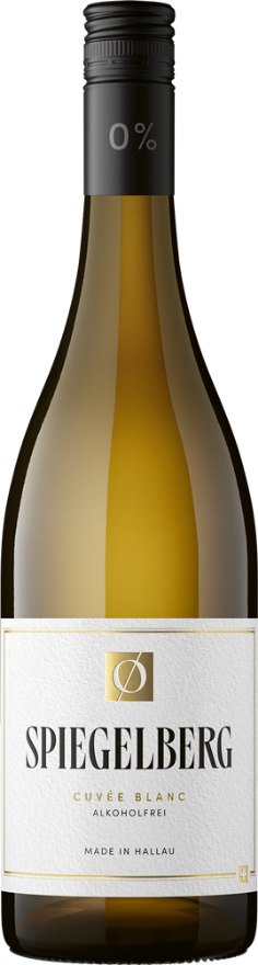 Spiegelberg Cuvée Blanc 0%, 75cl, Entalkoholisierter Wein, Schweiz, Muscaris, Pinot Blanc, Schaffhausen