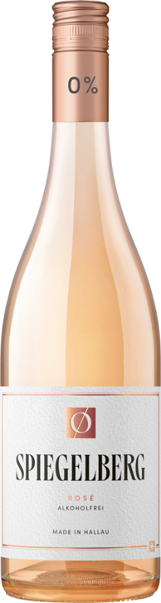 Spiegelberg Rosé 0%, 75cl, Entalkoholisierter Wein, Schweiz, Merlot, Gamaret, Pinot Noir, Schaffhausen