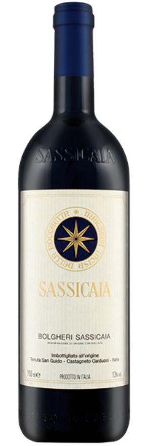 Tenuta San Guido Sassicaia 2023, 75cl, Bolgheri Sassicaia DOC, Cabernet Sauvignon, Cabernet Franc, Toscana, Robert Parker: 100