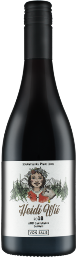 von Salis Heidi-Wii Maienfelder Pinot Noir 2025, 50cl, AOC Graubünden, Pinot Noir, Graubünden