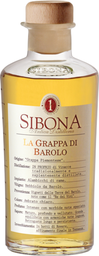 Sibona Grappa di Barolo 40°, 50cl, Piemont