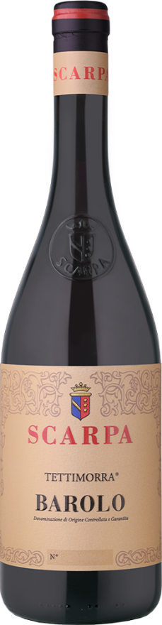Scarpa Barolo Tettimorra 2022, 75cl, Barolo DOCG, Nebbiolo, Piemonte, Decanter: 97, Wine Spectator: 90, Robert Parker: 93, Antonio Galloni: 92