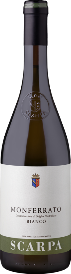Scarpa Monferrato Bianco 2023, 75cl, Monferrato DOC, Timorasso, Piemonte, Decanter: 97, Wine Spectator: 90, Robert Parker: 93, Antonio Galloni: 92