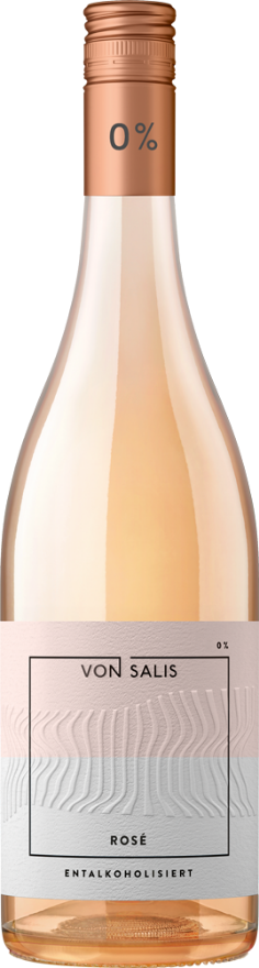 von Salis Rosé 0%, 75cl, Entalkoholisierter Wein, Schweiz, Merlot, Gamaret, Graubünden