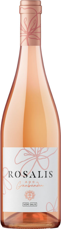 von Salis ROSALIS 2025 AOC GR, 150cl, Pinot Noir Rosé, AOC Graubünden, Pinot Noir, Graubünden, Falstaff: 88, Mondial des Pinots: gold, Grand Prix du Vin Suisse: silber