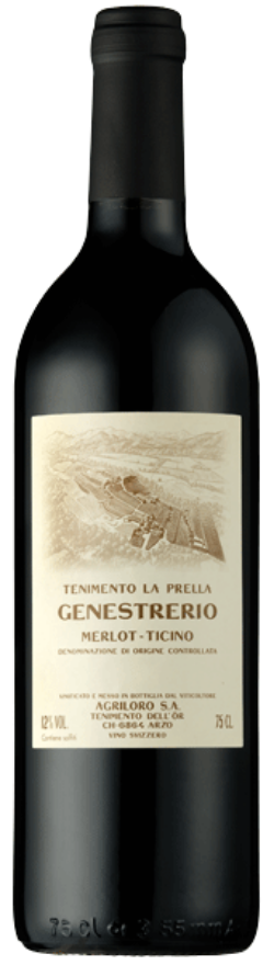 Agriloro Merlot Genestrerio 2023, 75cl, Ticino DOC, Tessin