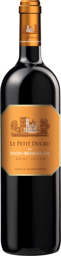 Le Petit Ducru de Ducru Beaucaillou 2023, 75cl, 2eme Cru classé, St-Julien AC, Cabernet Sauvignon, Merlot, Cabernet Franc, Bordeaux