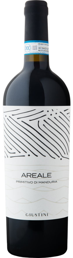 Tenuta Giustini Areale Primitivo 2025, 75cl, Primitivo di Manduria DOP, Primitivo, Puglia