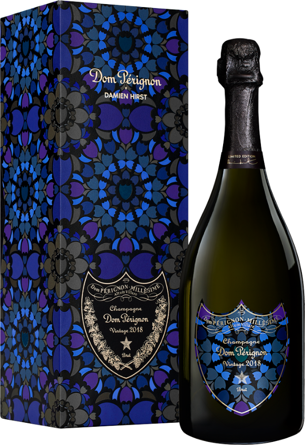 Dom Pérignon Champagner Blanc x Damien Hirst 2018, 75cl, Frankreich, Champagne, Limited Edition, Chardonnay, Pinot Noir
