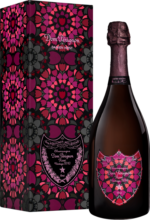 Dom Pérignon Champagner Rosé x Damien Hirst 2010, 75cl, Frankreich, Champagne, Limited Edition, Pinot Noir, Chardonnay