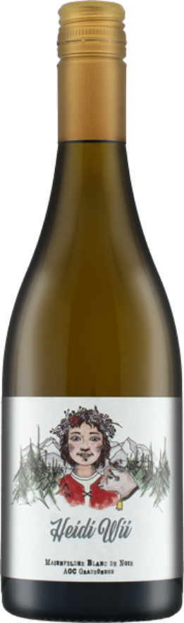 von Salis Heidi-Wii Maienfelder Blanc de Noir 2025, 50cl, AOC Graubünden, Pinot Noir, Graubünden