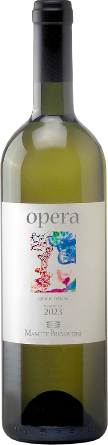 Mamete Prevostini Opera Bianco 2025, 75cl, Alpi Retiche IGT Bianco, Chardonnay, Sauvignon Blanc, Pinot Blanc, Valtellina