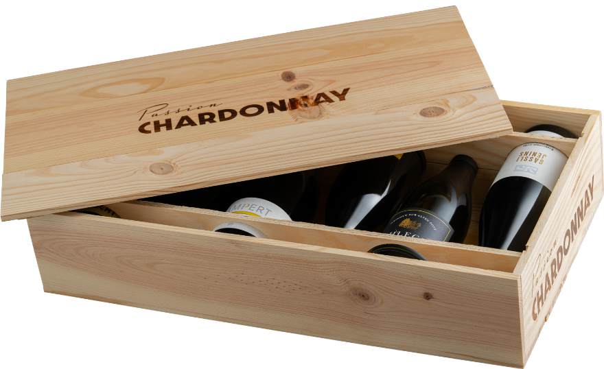 Passion Chardonnay Vintage 2024, Stk., Die ganze Vielfalt der Bündner Weinwelt, 6er-Holzkiste, Graubünden